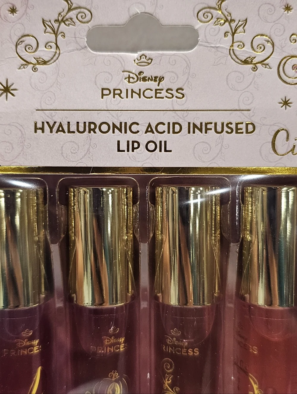 Cinderella Hyaluronic Acid Infused Lip Oil 4pc